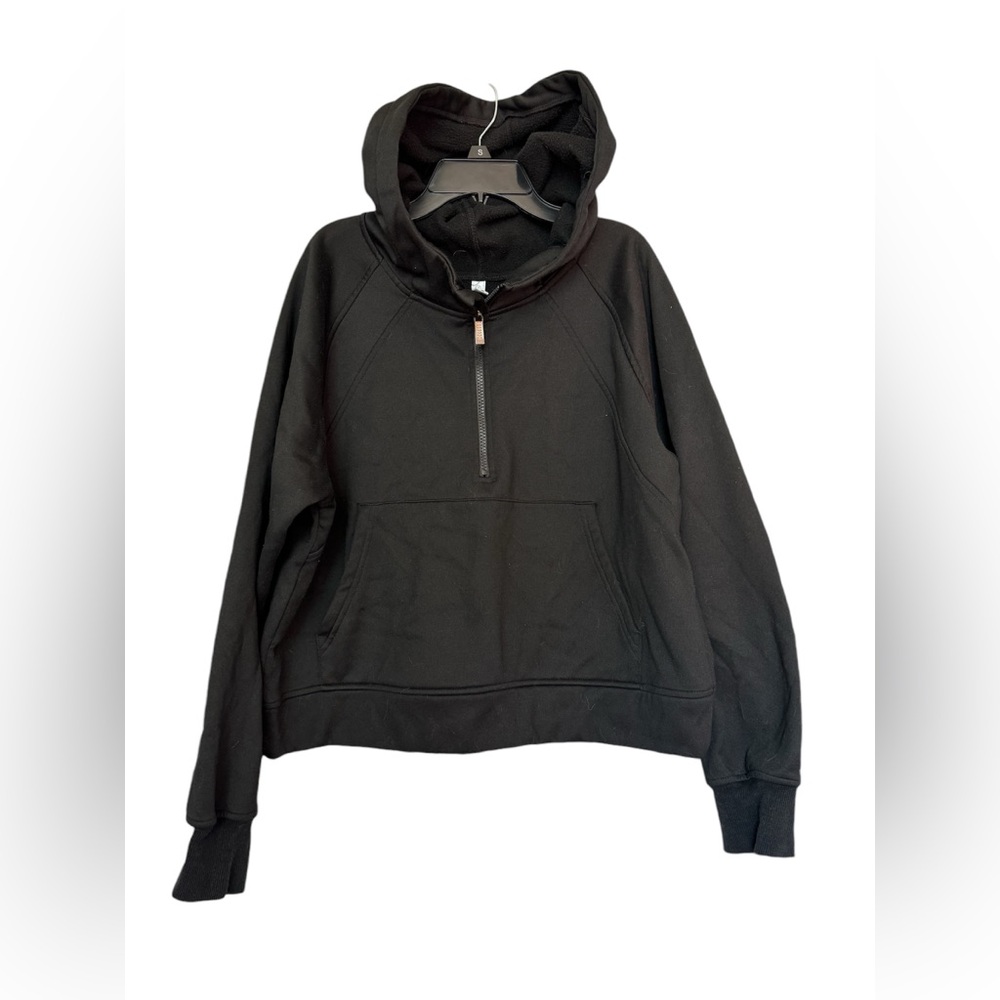 Laslulu XL Hoodie‎ black 1/4 zip
